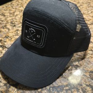 Black callaway golf hat